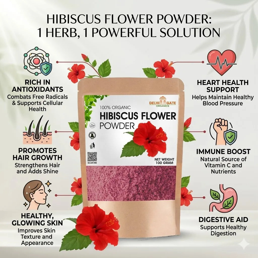 Hibiscus Powder | Gudhal Powder for Hair
